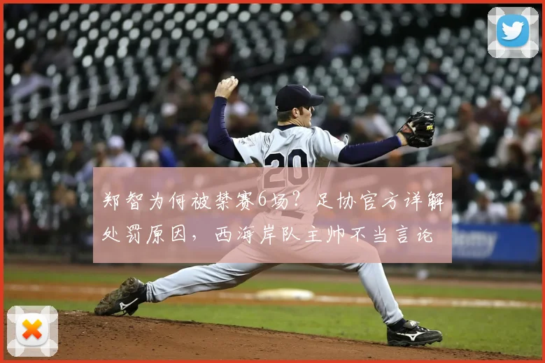 郑智为何被禁赛6场?足协官方详解处罚原因,西海岸队主帅不当言论引争议